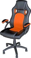 Кресло Mio Tesoro Дино X-2706 (черный/оранжевый)