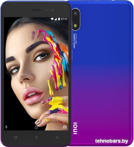 Смартфон Inoi 2 Lite 2021 16GB (фиолетовый/синий) фото 3