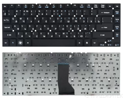 Клавиатура для ноутбука Acer Aspire ES1-520, черная