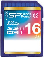 Карта памяти Silicon-Power SDHC Elite UHS-1 (Class 10) 16 GB (SP016GBSDHAU1V10)