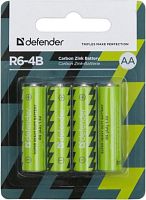 Батарейки Defender AA 4 шт R6-4B