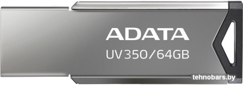 USB Flash A-Data UV350 64GB (серебристый) фото 3