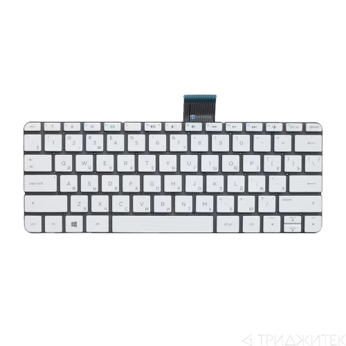 Клавиатура для ноутбука HP Stream X360 11-P белая