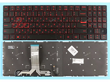 Клавиатура Lenovo Y520 BLACK, RED keys, RU