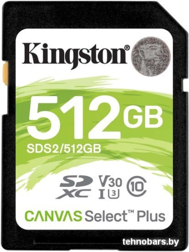 Карта памяти Kingston Canvas Select Plus SDXC 512GB фото 3