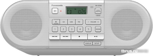 Портативная аудиосистема Panasonic RX-D550GS-W фото 6