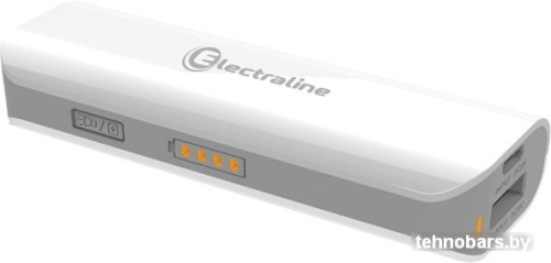 Портативное зарядное устройство Electraline 500331 2600mAh (белый) фото 3