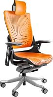 Кресло UNIQUE Wau 2 Elastomer (черный/оранжевый)