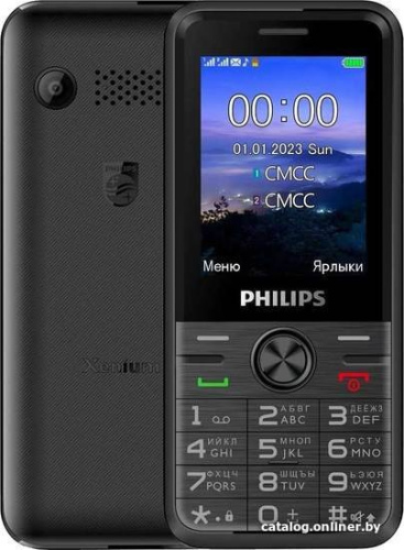 Кнопочный телефон Philips Xenium E6500 LTE (черный) фото 3