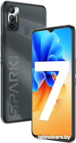 Смартфон Tecno Spark 7 2GB/32GB (черный) фото 4