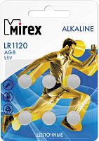 Mirex AG8 / LR1120 1.5V  6 шт блистер 23702-LR1120-E6