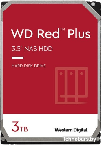 Жесткий диск WD Red Plus 3TB WD30EFZX фото 3
