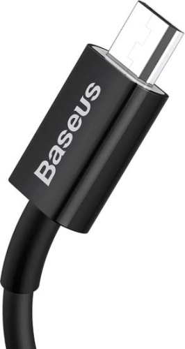 Кабель Baseus CAMYS-A01 USB Type-A - microUSB (2 м, черный) фото 4