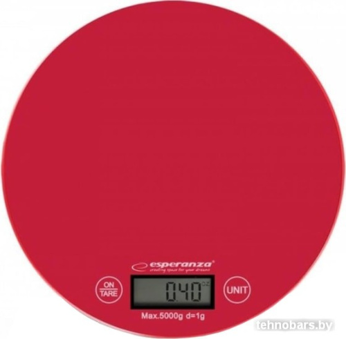 Кухонные весы Esperanza Mango EKS003 (красный) фото 3