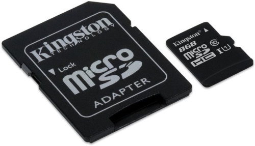 Карта памяти Kingston microSDHC (Class 10) U1 8GB + адаптер [SDCIT/8GB] фото 4