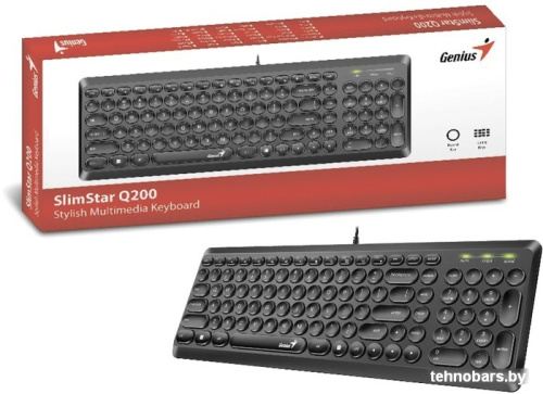 Клавиатура Genius SlimStar Q200 (черный) фото 5