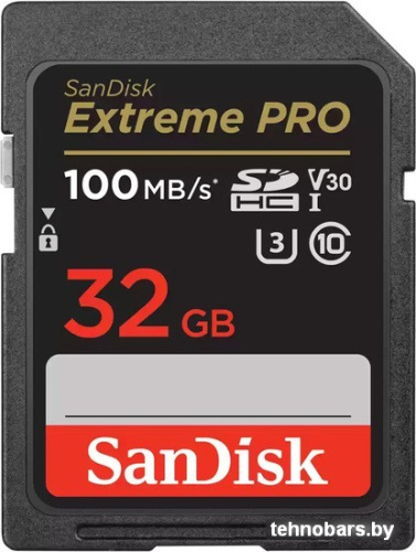 Карта памяти SanDisk Extreme PRO SDHC SDSDXXO-032G-GN4IN 32GB фото 3