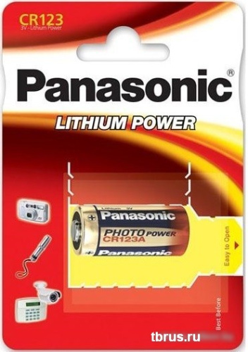 Батарейки Panasonic CR123 [CR-123AL/1BP] фото 3
