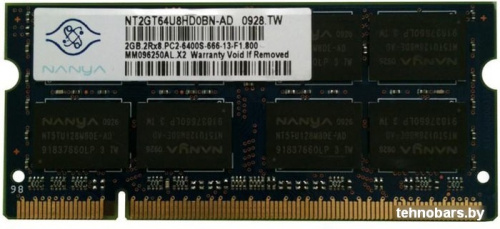 Оперативная память Nanya 2GB DDR2 PC2-6400 NT2GT64U8HD0BN-AD фото 3