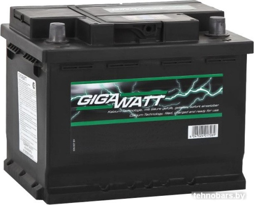 Автомобильный аккумулятор GIGAWATT G53R (53 А·ч) фото 3