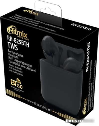 Наушники Ritmix RH-825BTH TWS (черный) фото 7