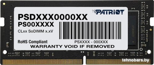 Оперативная память Patriot Signature Line 4GB SODIMM DDR4 PC4-21300 PSD44G266681S фото 3