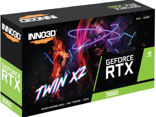 Видеокарта Inno3D GeForce RTX 3060 8GB Twin X2 N30602-08D6-11902130 фото 4