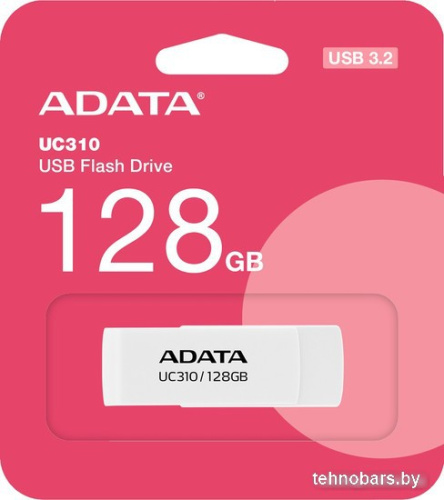 USB Flash ADATA UC310-128G-RWH 128GB (белый) фото 4