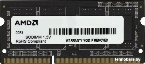 Оперативная память AMD Radeon Value 2GB DDR3 SO-DIMM PC3-10600 (R332G1339S1S-UO) фото 3