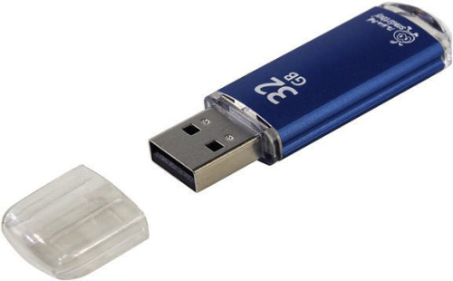 USB Flash Smart Buy V-Cut 32GB (голубой) [SB32GBVC-B] фото 4