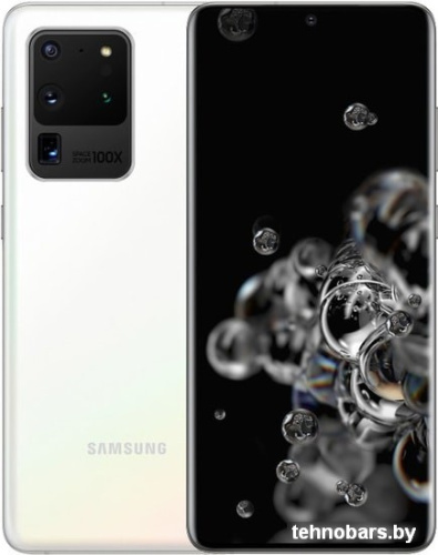 Смартфон Samsung Galaxy S20 Ultra 5G SM-G988B/DS 12GB/128GB Exynos 990 (белый) фото 3