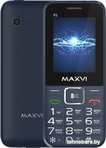 Мобильный телефон Maxvi P2 (синий) фото 3