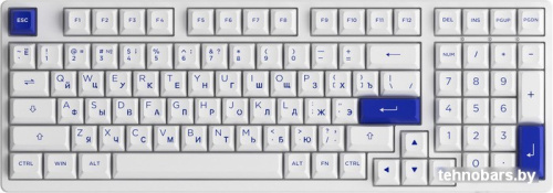 Клавиатура Akko 3098B White & Blue (Akko CS Jelly Purple) фото 3