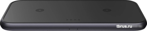 Беспроводное зарядное Zens Dual Aluminium Wireless Charger ZEDC10B/00 (черный) фото 5