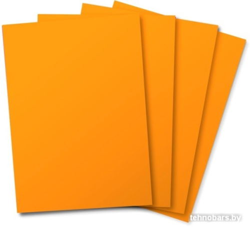Самоклеящаяся бумага Revcol матовая оранжевая A4 80 г/м2 20 л 6319 фото 4
