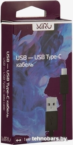 Кабель Miru USB - Type C 6021 фото 4