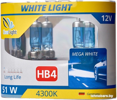 Галогенная лампа Clear Light White Light HB4 2шт фото 3