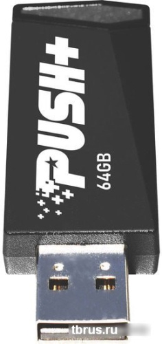 USB Flash Patriot Push+ 64GB (черный) фото 7