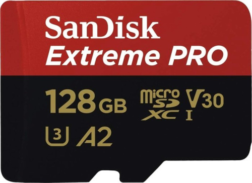 Карта памяти SanDisk Extreme PRO SDSQXCY-128G-GN6MA microSDXC 128GB (с адаптером) фото 5