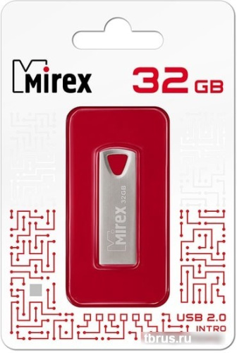 USB Flash Mirex Intro 32GB (серебристый) фото 4