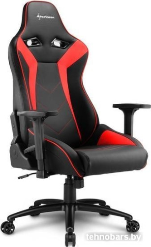 Кресло Sharkoon Elbrus 3 (черный/красный) фото 4