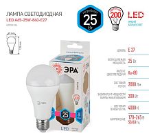 Светодиодная лампочка ЭРА STD LED A65-25W-840-E27 E27