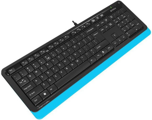 Клавиатура A4Tech Fstyler FK10 (черный/синий) фото 5