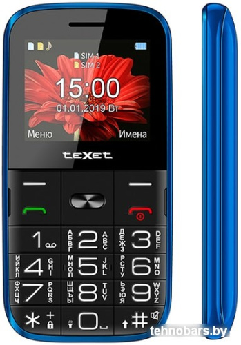 Мобильный телефон TeXet TM-B227 (синий) фото 4