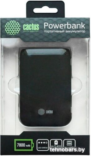 Портативное зарядное устройство CACTUS CS-PBHTST-7800 (черный) фото 5