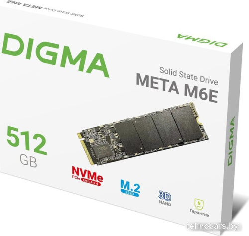 SSD Digma Meta M6E 512GB DGSM4512GM6ET фото 5
