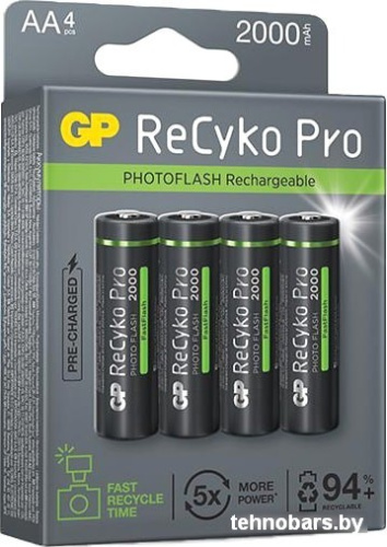 Аккумулятор GP ReCyko Pro AA 2000mAh 4 шт. фото 5
