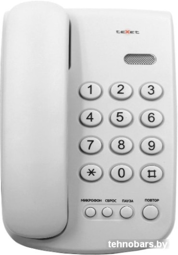 Проводной телефон TeXet TX-241 (белый) фото 3