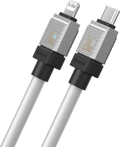 Кабель Baseus CoolPlay Series USB Type-C - Lightning (1 м, белый) фото 4
