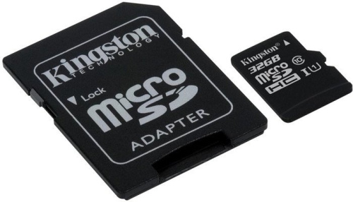 Карта памяти Kingston microSDHC UHS-I (Class 10) 32GB + адаптер [SDC10G2/32GB] фото 4